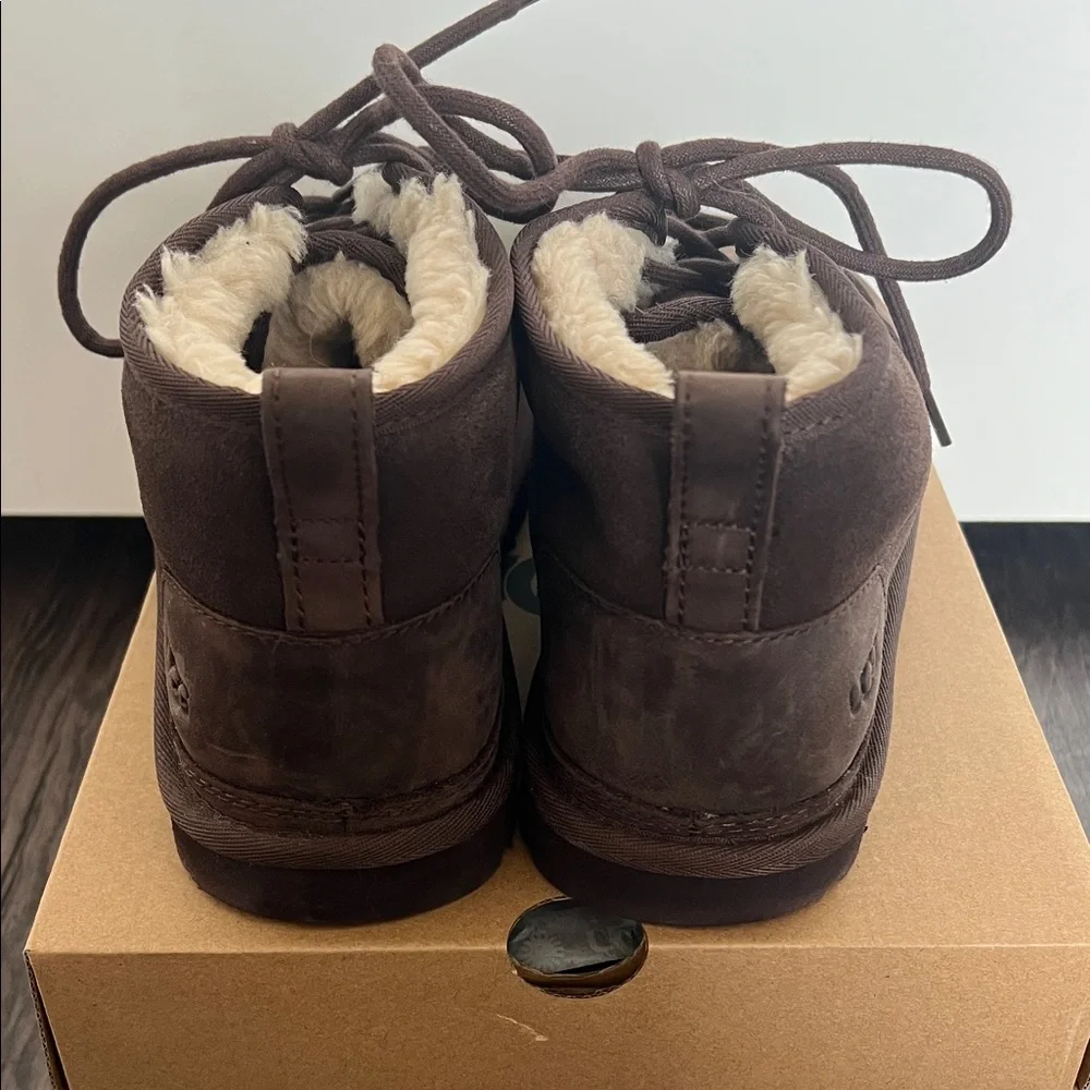 NEW UGG Men's Chocolate Brown Chukka Boots - Picture 10 of 11